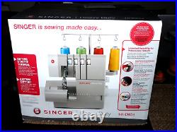 Singer 14HD854 120V Heavy Duty 2 to 4 Thread Stitch Serger Sewing Machine, Gray