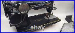 Singer 15-91 Heavy Duty Sewing Machine Denim Leather Lace Serviced