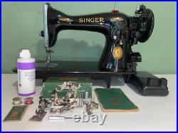 Singer 15-91 Heavy Duty Sewing Machine Sunbrella or Leather to Chifon SERVICED