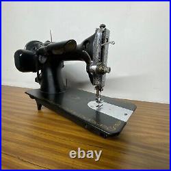 Singer 15-91 Sewing Machine 1946 Gear Driven Heavy Duty Serviced Works Perfectly