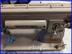 Singer 301A Sewing Machine 1950's Heavy Duty Sewing Machine with Pedal & Case