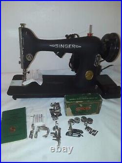 Singer 66-18 Heavy Duty Vintage Sewing Machine AJ848488 y61-P2