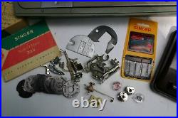 Singer Style-o-matic 328 Sewing Machine With Case Very Nice