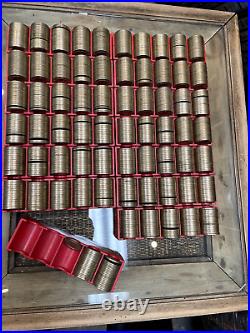 Slot Machine Dollar Size Tokens Old School Heavy Duty 1274 Count With Trays