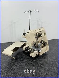 Vintage Heavy Duty Mini Lock FR-850L Model 850L Japan Sewing Machine EUC WORKS