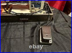 Vintage Morse 4300 Zig Zag Sewing Machine Heavy Duty Made In Japan With Case+Pedal
