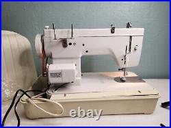 Vintage Necchi 502 Heavy Duty Sewing Machine 005539 with Accessories