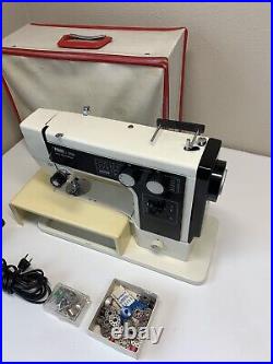 Vintage PFAFF 209 Heavy Duty Sewing Machine West Germany with Pedal & Accessories