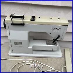 Vtg PFAFF 1197 Heavy Duty West Germany Sewing Machine Original Pedal Working