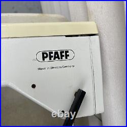 Vtg PFAFF 1197 Heavy Duty West Germany Sewing Machine Original Pedal Working